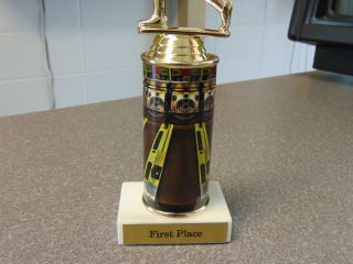 Skee Ball First Place Trophy For Women.  Style 2 For Any Skeeball Tournament 2