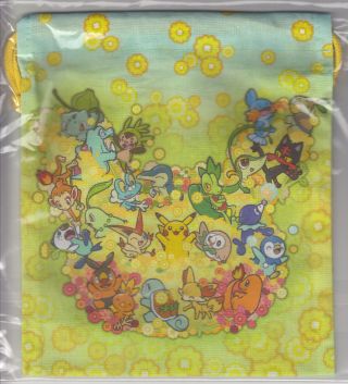 Pokemon Drawstring Bag (m) Pokemon With You Forever 21 X 18.  5 Cm Pokemon Center