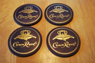 Crown Royal Coasters Set Of 4 Purple