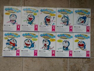 Very Rare: 10 Volumes Doraemon Bilingual English/chinese Edition Comic/manhua