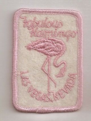 Vintage Uniform Patch (rare) Fabulous Flamingo Hotel Las Vegas,  Nevada