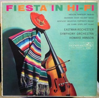Howard Hanson - Fiesta In Hi - Fi Lp - Mg 50134 Mercury Mono Rare 1st