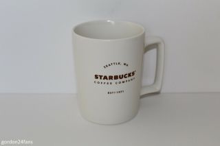 Starbucks 2017 Seattle Wa Gold Foil Matte White Coffee Cup Bnwt 762111205056