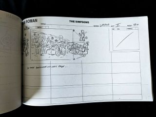 The Simpsons Production THE FATHER THE SON & THE HOLY Storyboard 51 pgs 5
