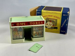 Matchbox Lesney Accessory Pack No.  5 A - 5 Home Store With Box