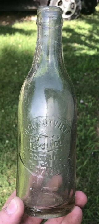 Pepsi Cola Script Slug Plate Bottle Jacksonville Florida Fla Rare Early 2