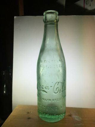 1915 Decatur,  Ill.  Mid/base Script Straight Side Coca - Cola Bottle Lbs 02
