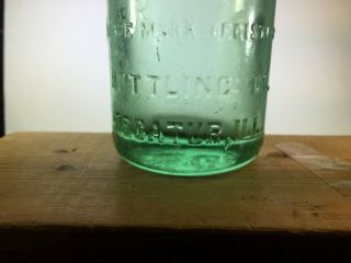 1915 DECATUR,  ILL.  MID/BASE script straight side Coca - Cola bottle lbs 02 2