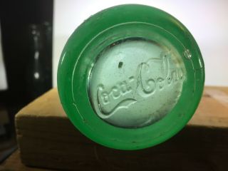 1915 DECATUR,  ILL.  MID/BASE script straight side Coca - Cola bottle lbs 02 5