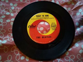 The Beatles / Ticket To Ride & Yes It Is / 45 w/ Picture Sleeve 2