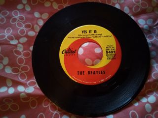 The Beatles / Ticket To Ride & Yes It Is / 45 w/ Picture Sleeve 3
