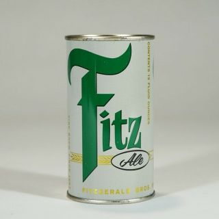 Fitzgerald Bros Fitz Ale Flat Top Beer Can Troy York 64 - 17 - - Minty - -