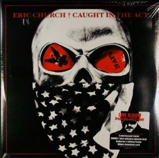 Eric Church Caught In The Act Live Rsd 2013 Rare 7” Whiskey Infused