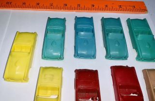 Nine Vintage 1950s F&F Mold Die USA Cereal Premium Toy Ford Thunderbirds 7