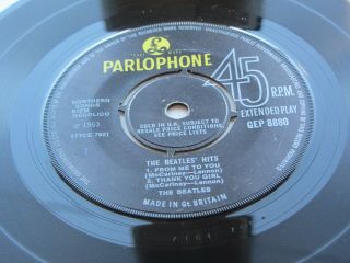 THE BEATLES UK EP THE BEATLES HITS 1964 IN U.  K.  TEXT 3
