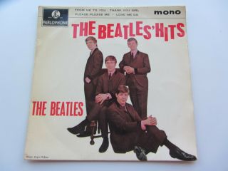THE BEATLES UK EP THE BEATLES HITS 1964 IN U.  K.  TEXT 5