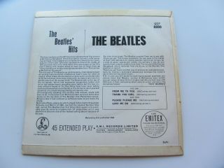 THE BEATLES UK EP THE BEATLES HITS 1964 IN U.  K.  TEXT 8