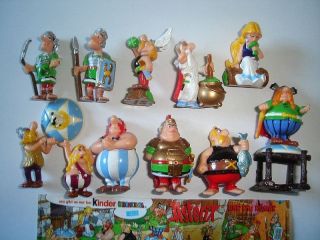 Asterix & The Romans 2000 Kinder Surprise Figures Set - Figurines Collectibles