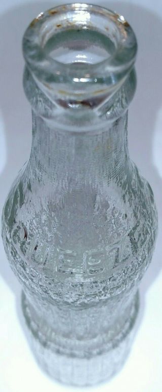 Squeeze Soda Pop Bottle 7 Oz Art Deco 8 3/4 " Hersey Mi Only One On Ebay