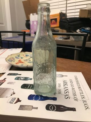 Sand Springs Bottling Co Tulsa Okla Oklahoma 7oz Rare Soda Pop Bottle Embossed