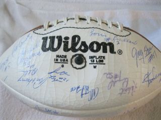 Rare 1985 Usfl Portland Breakers Team Autographed Official Wilson Game Football