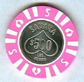 Sahara Casino (las Vegas) ($500 Chip) N2091 (su)