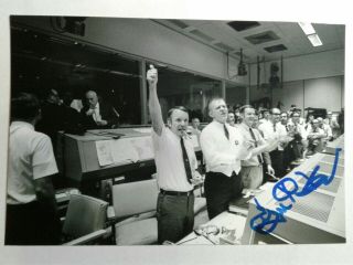 Eugene Krantz - Gene - Hand Signed Autograph 4x6 Photo - Apollo 13 Flight Director
