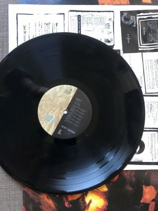 1993 Pearl Jam Vs LP Record Album Vinyl Epic Records Z 53136 Inner 4