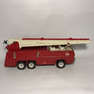 Vintage Tonka Fire Truck Engine Extendable Ladder Metal XR - 101 4