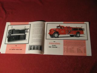 1959? American LaFrance Fire Equipment truck Apparatus Brochure old Booklet 6
