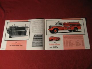 1959? American LaFrance Fire Equipment truck Apparatus Brochure old Booklet 8