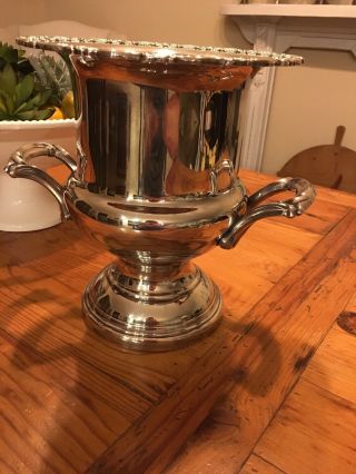 Vintage Oneida Silver Plate Wine Champagne Cooler Ice Bucket