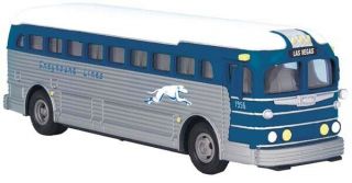 Mth Rail King 1:48 O Scale Greyhound - Las Vegas Die - Cast 1956 Bus 30 - 50053