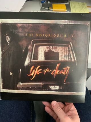 Notorious Big Life After Death 3 Clear Lp R1 541302 Vg