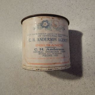 Flour Sifter 3 Colors C.  H.  Anderson Agency Milton Junction,  Wisconsin Wis Wi