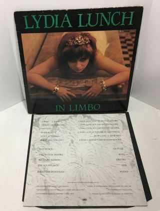 Lydia Lunch - in Limbo vinyl Lp 1984 3