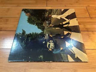 The Beatles ‎– Abbey Road 1969 ‎Apple SO - 383 Uncropped Jacket/Vinyl VG 2 Her Maj 2