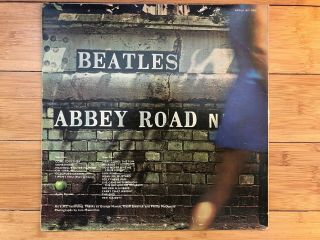The Beatles ‎– Abbey Road 1969 ‎Apple SO - 383 Uncropped Jacket/Vinyl VG 2 Her Maj 3