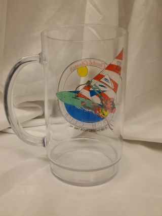 Chuck E.  Cheese ' s Beach Club Vintage Mug Cup 1988 RARE Collectible 2