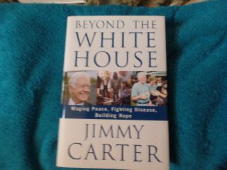 President Jimmy Carter Autographed Book Beyond The White House Jsa Cert