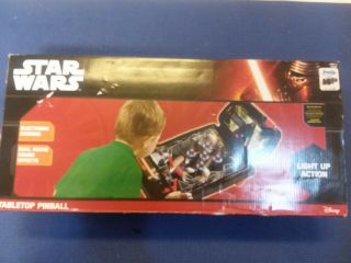 Disney Star Wars The Force Awakens Pinball Machine Tabletop Arcade Game Toys Kid
