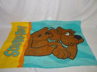 Hanna Barbera 1998 Scooby Doo Pillow Case Standard Double Sided
