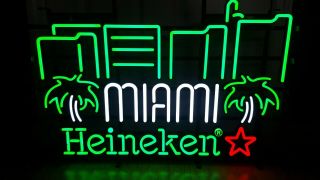 Heineken Beer Miami Neon Sign