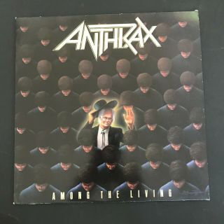 Anthrax - Among The Living 1987 Uk Island Pressing Rare Thrash Nm