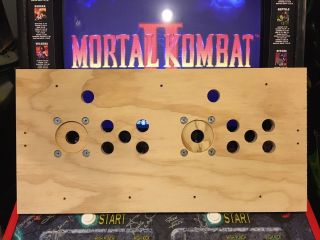 Mortal Kombat 2 Arcade Wood Control Panel Mk2 Nos Cpo Midway