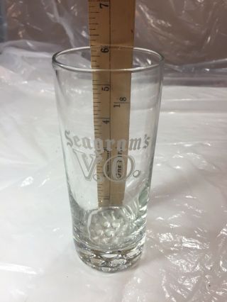 Seagrams V.  O Highball Tumber Glasses 6 