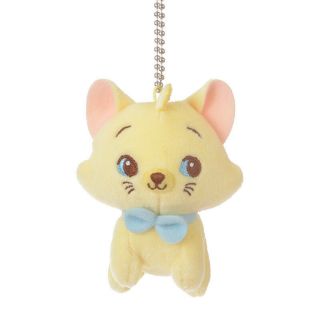 Japan Disney Store Cat Toulouse Plush Mini Keychain The Aristocats Mascot Cute