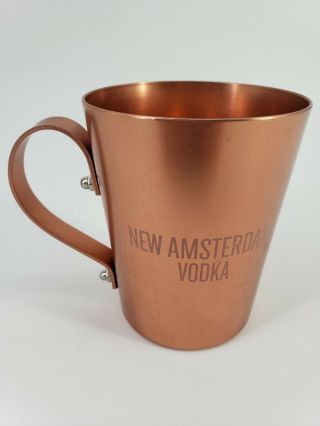 Amsterdam Vodka Copper Moscow Mule Mug Tankard Cup Distillery Advertising