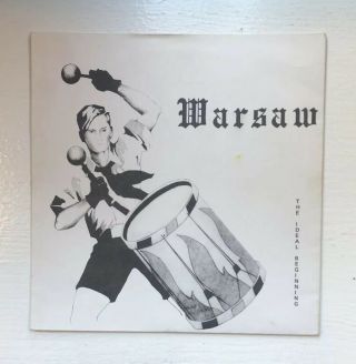 Warsaw - The Ideal Beginning 7” Enigma Pss138 - Joy Division / Order