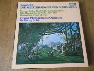 Wagner - Die Meistersinger Von Nürnberg / Solti / Decca D13d / Stereo Ed1 5lp Nm